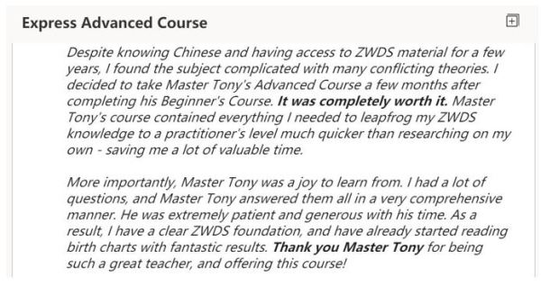 Advanced Course Feedback 02